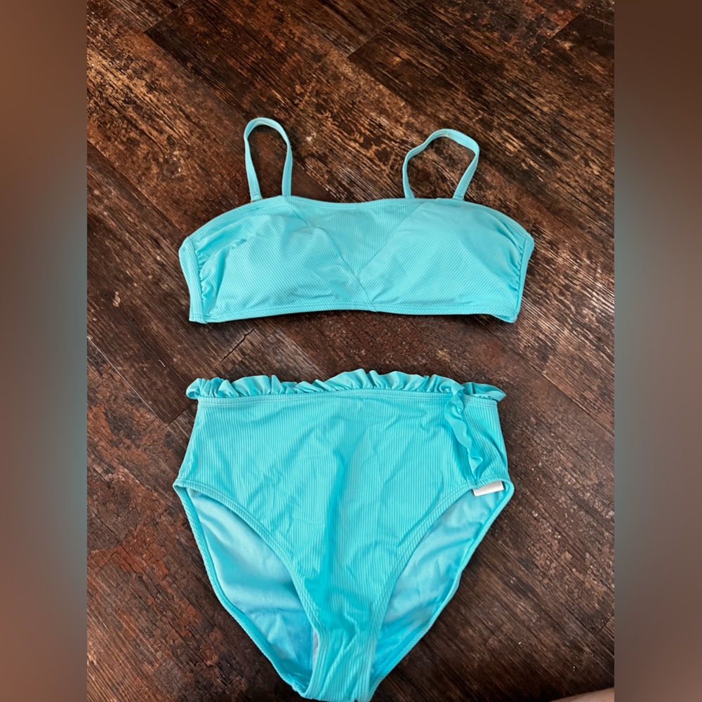 Blue bikini set